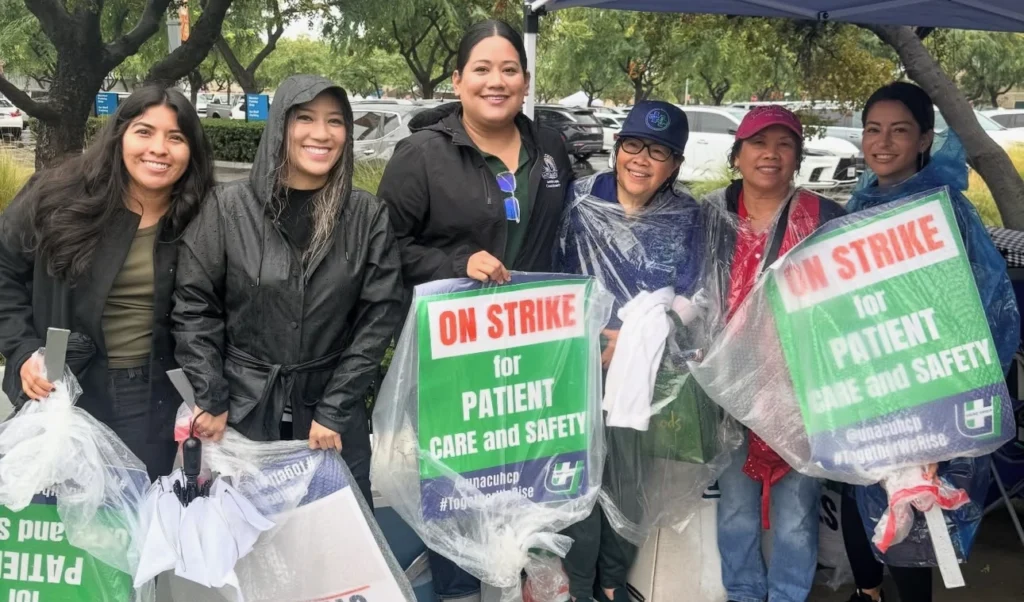 Jessie Lopez at Kaiser Strike