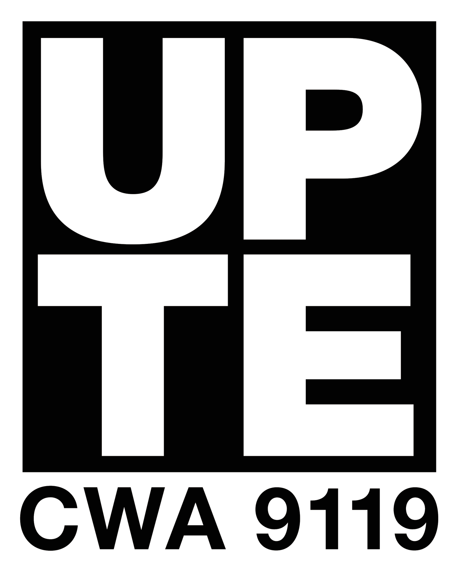 UPTA CWA 9119 logo