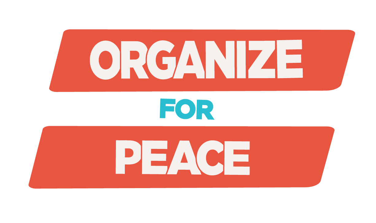 Organize for Peace logo.